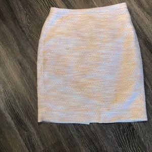 J Crew Pink and Silver Pencil Skirt-Size 4